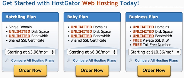 hostgator-shared-hosting-plans